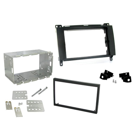 Fitting Kit Mercedes A , B , Viano , Vito 2004 - 2014 Double Din (With Cage) (Black) | Formula