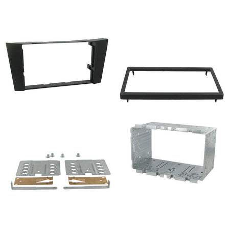 Fitting Kit Mercedes E Class , Cls 2002 - 2010 Double Din (With Cage) (Black) | Formula