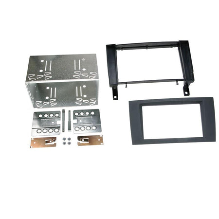 Fitting Kit Mercedes Slk 2004 - 2011 Double Din (With Cage) (Kit Width 250mm Top Edge) (Black) | Formula