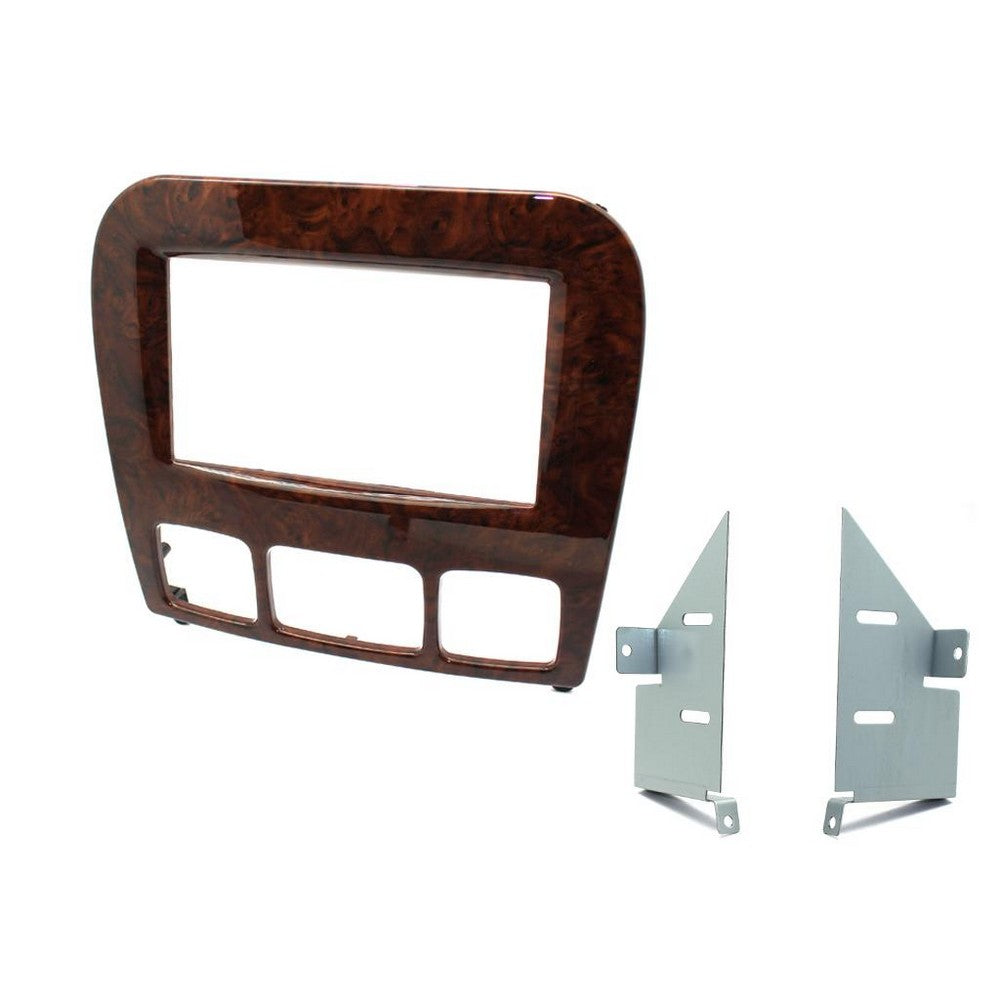 Fitting Kit Mercedes S-Class 1998 - 2005 Double Din (Wood Grain) | Formula