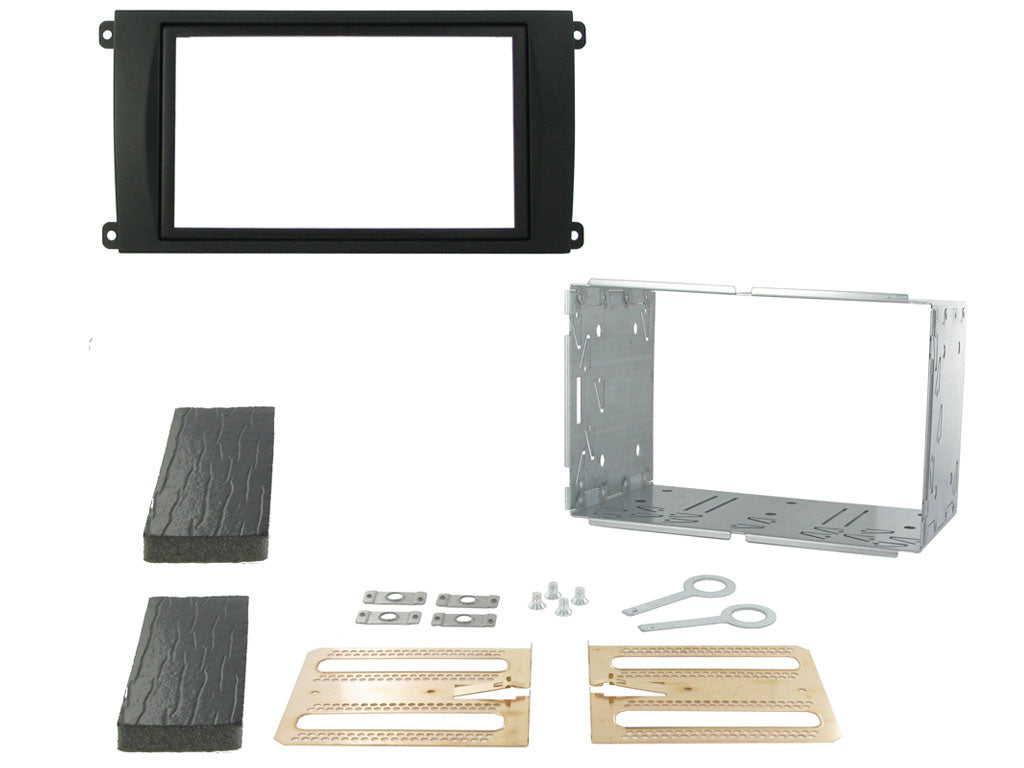 Fitting Kit Porsche Cayenne 2002 - 2010 Double Din With Cage (Black) | Formula