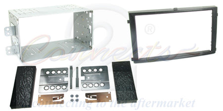 Fitting Kit Ssangyong Rexton Ii 2005 - 2013 Double Din With Cage (Black) | Formula