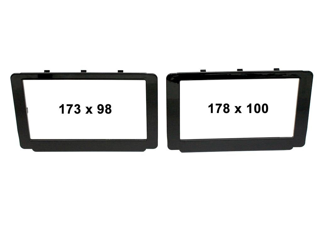 Fitting Kit Toyota Hilux Frames 2015 - 2018 Double Din (Gloss Black) | Formula