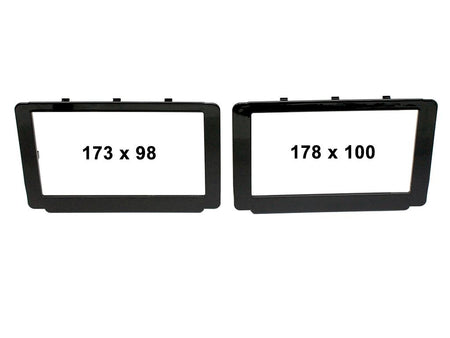 Fitting Kit Toyota Hilux Frames 2015 - 2018 Double Din (Gloss Black) | Formula