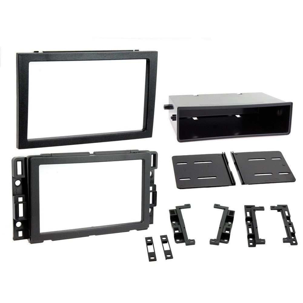 Fitting Kit Chevrolet / Hummer 2006 - 2014 Din & Double Din (With Pocket) (Black) | Formula