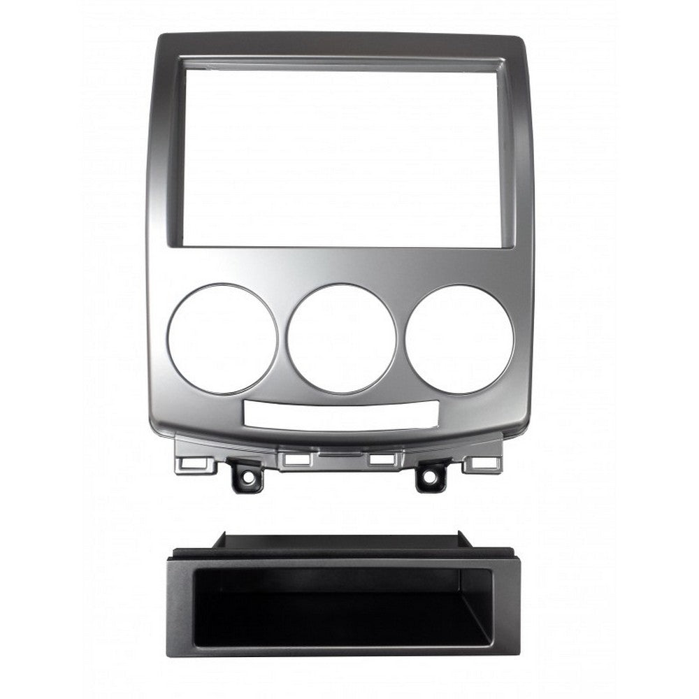 Fitting Kit Mazda 5 , Premacy 2005 - 2010 Din & Double Din (With Pocket) (Silver) | Formula