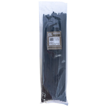 ISL 450 x 7.6mm UV nylon cable tie black 100 pack