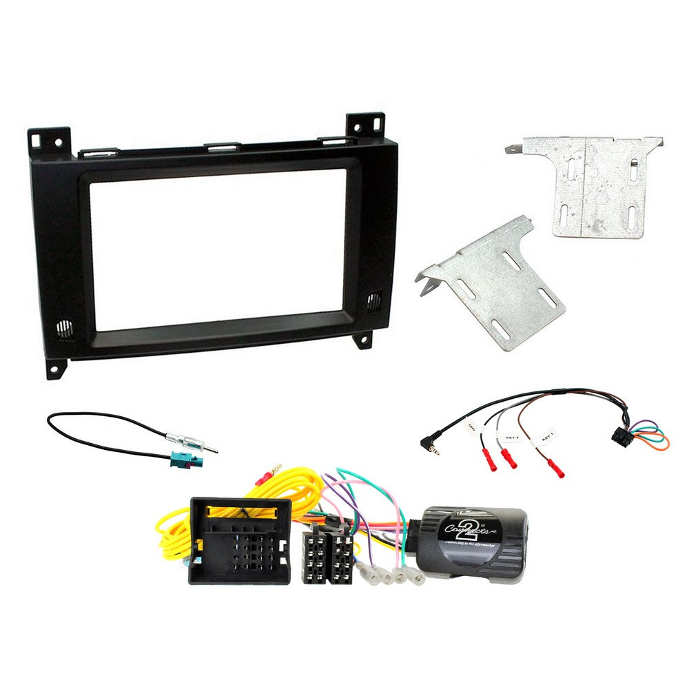 Fitting Kit Mercedes Vito (W447) 2015 On Double Din (Black) Complete Kit | Formula