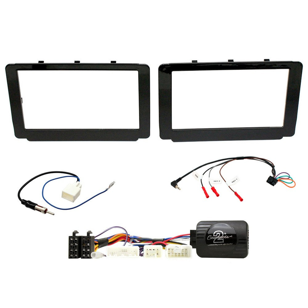 Fitting Kit Toyota Hilux 2015 - 2018 Double Din (Black) Complete Kit | Formula