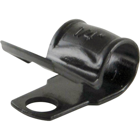 ISL Nylon 'P' Cable Clamp 13mm - Black - 100pk