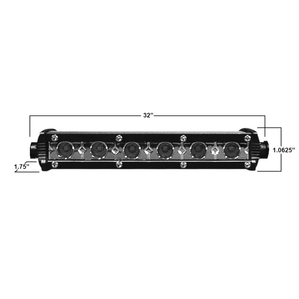 Daytona By Metra Lightbar Ultra Slim Single Row Led 32" | Formula