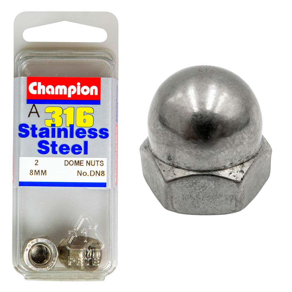 Champion 316/A4 M8 Dome Nut (C) | ISL