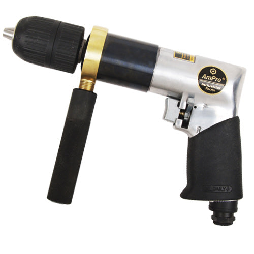 AmPro A2443 Reversible Air Drill 1/2" with Keyless Chuck