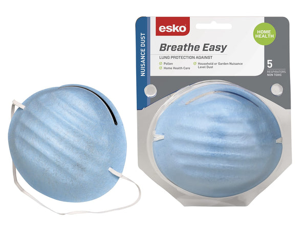 Esko Breathe Easy Nuisance Dust Mask 5 Pack