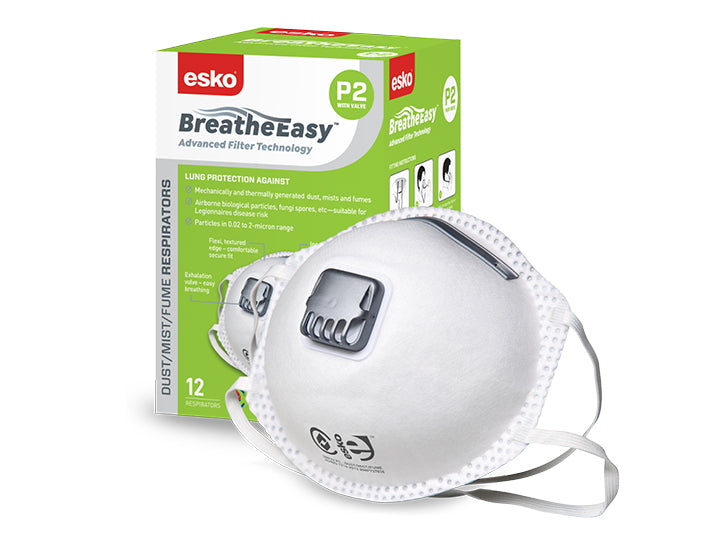 Esko Breathe Easy P2 Valved Mask