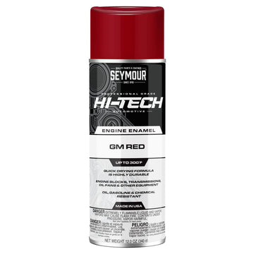 Seymour Engine Enamel Aerosol GM Red spray can