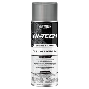 Seymour Engine Enamel Aerosol Dull Aluminium spray can