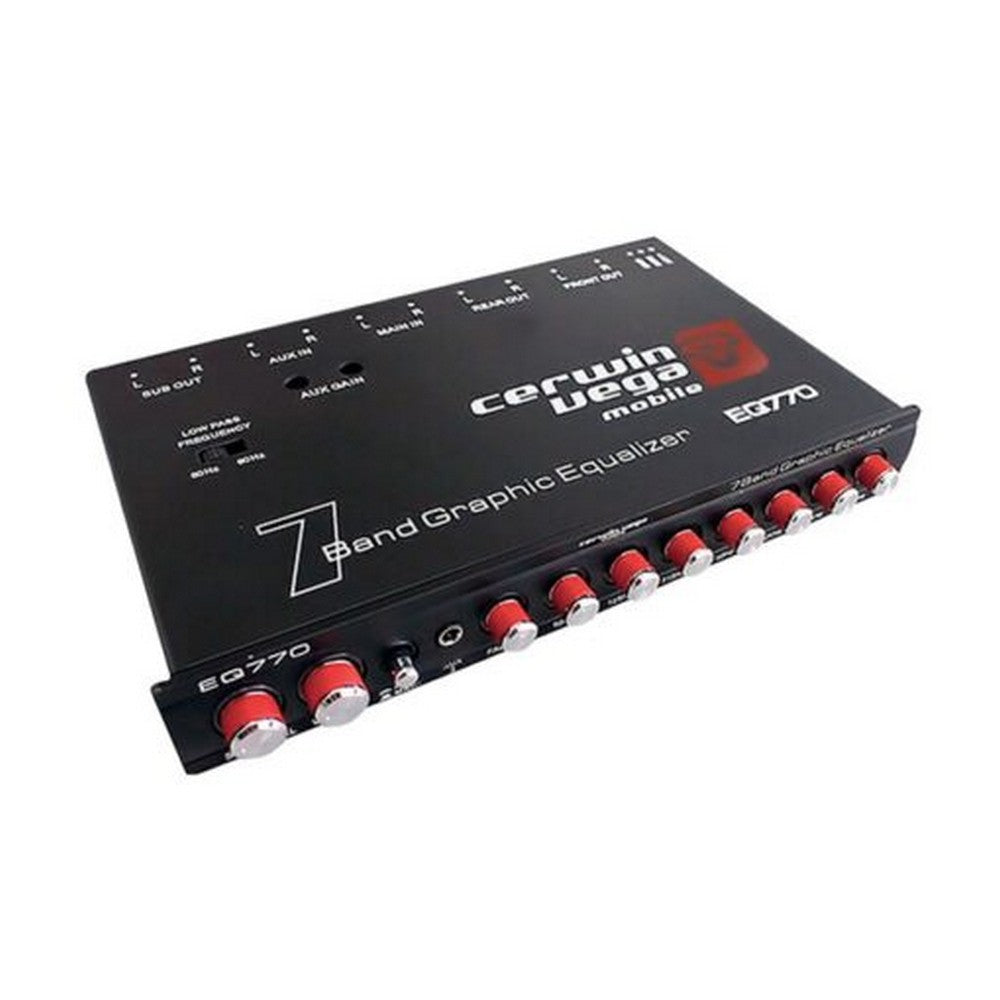 Cerwin Vega Series 7 Band Parametric Equalizer W/ Aux Input | Formula