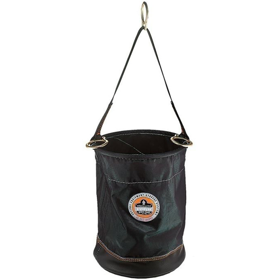 Ergodyne Leather Bottom Nylon Bucket w/ D-Rings 32x43cm 68kg