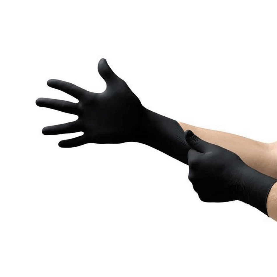 Nitrile Disposable Gloves Black Size Xl 100pcs Powder Free Amadex Panther 100 Pack | Formula