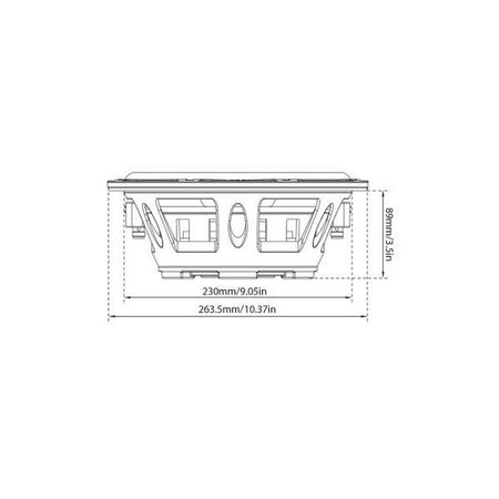 Db Drive Euphoria 10" Dual 4 Ohm Slim Sub - 300w Rms | Formula