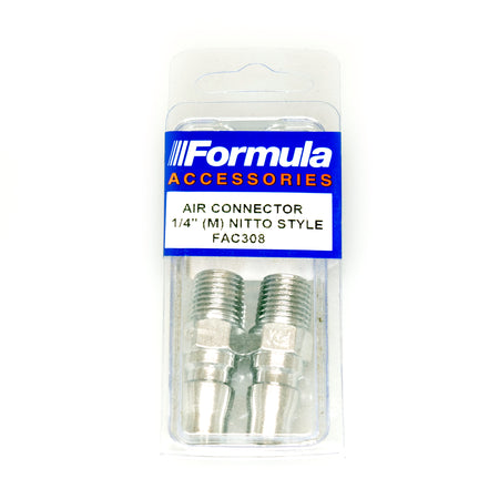 Formula 3/8" Nitto Air Connector 1/4" Male Bsp 2pk