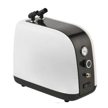 Formula Airbrush Compressor 1/6 HP with dual internal tanks and regulator