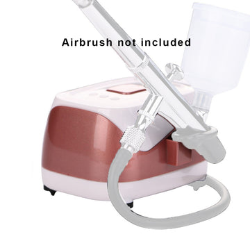 Formula rose gold airbrush compressor with PVS hose