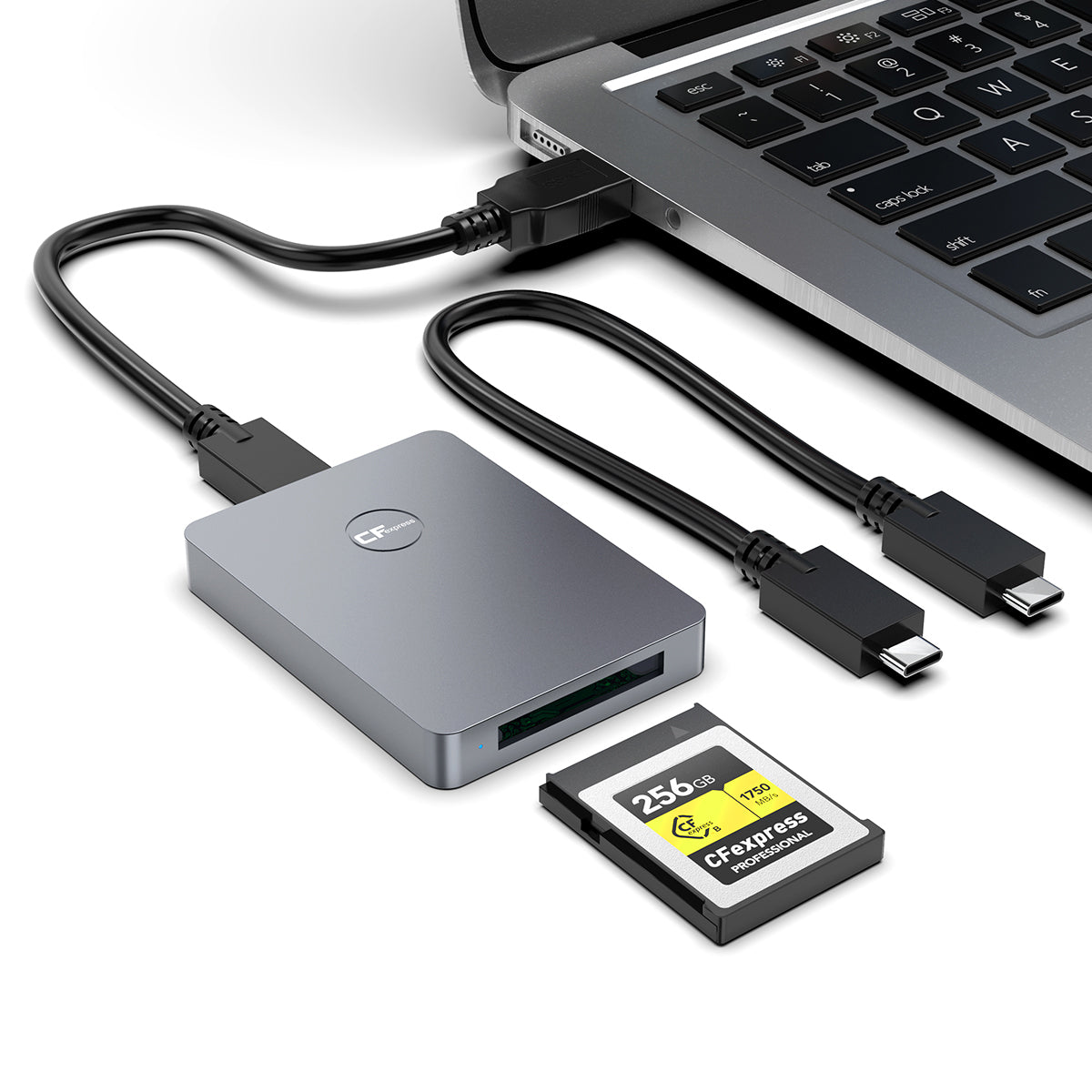 Card Reader Aluminium Cfexpress Type B Usb 3.1 + Usb-C | Formula