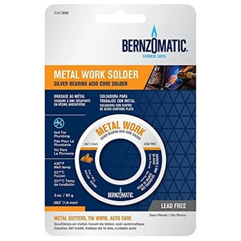 Bromic BSAC300 Metal Work Solder Acid Core 85g / 1.6mm