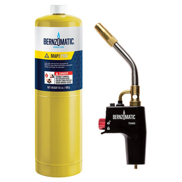 BernzOmatic TS4000 gas torch with trigger igniter and cast aluminium body