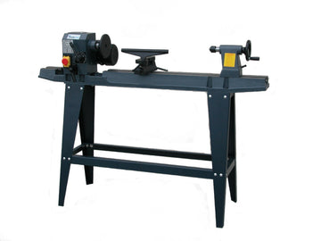 Tooline wood lathe with stand assembly