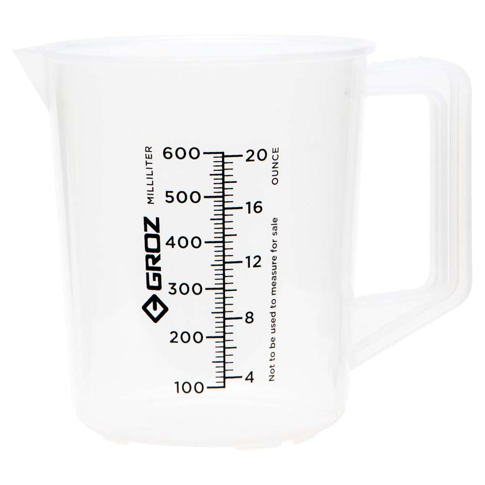 Groz Polypropylene Measuring Jug 600ml