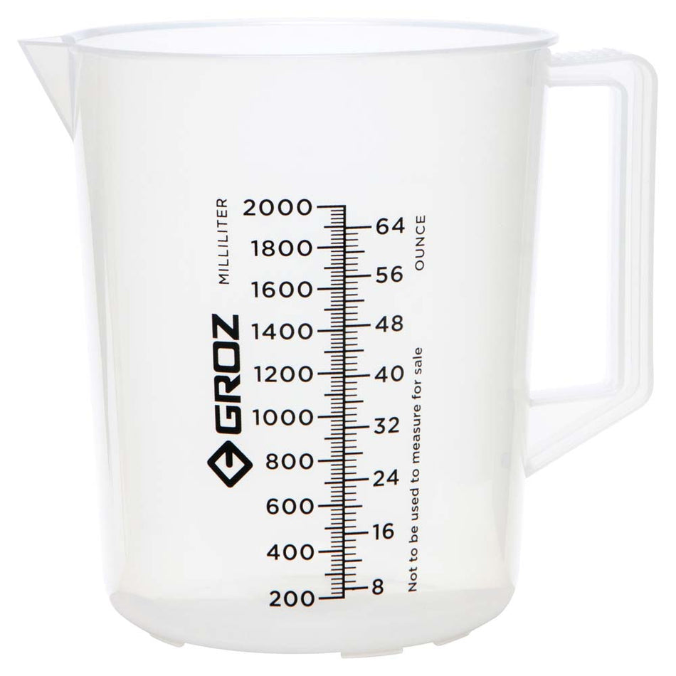 Groz Polypropylene Measuring Jug 2000ml