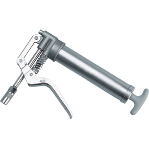 Groz mini pistol grip grease gun 120cc with steel extension and coupler