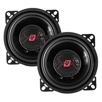 Cerwin Vega 4 inch HED Series 2-way coaxial car speaker pair front view