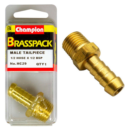 Champion Brass 1/2in x 1/2in Male Hose Barb | ISL