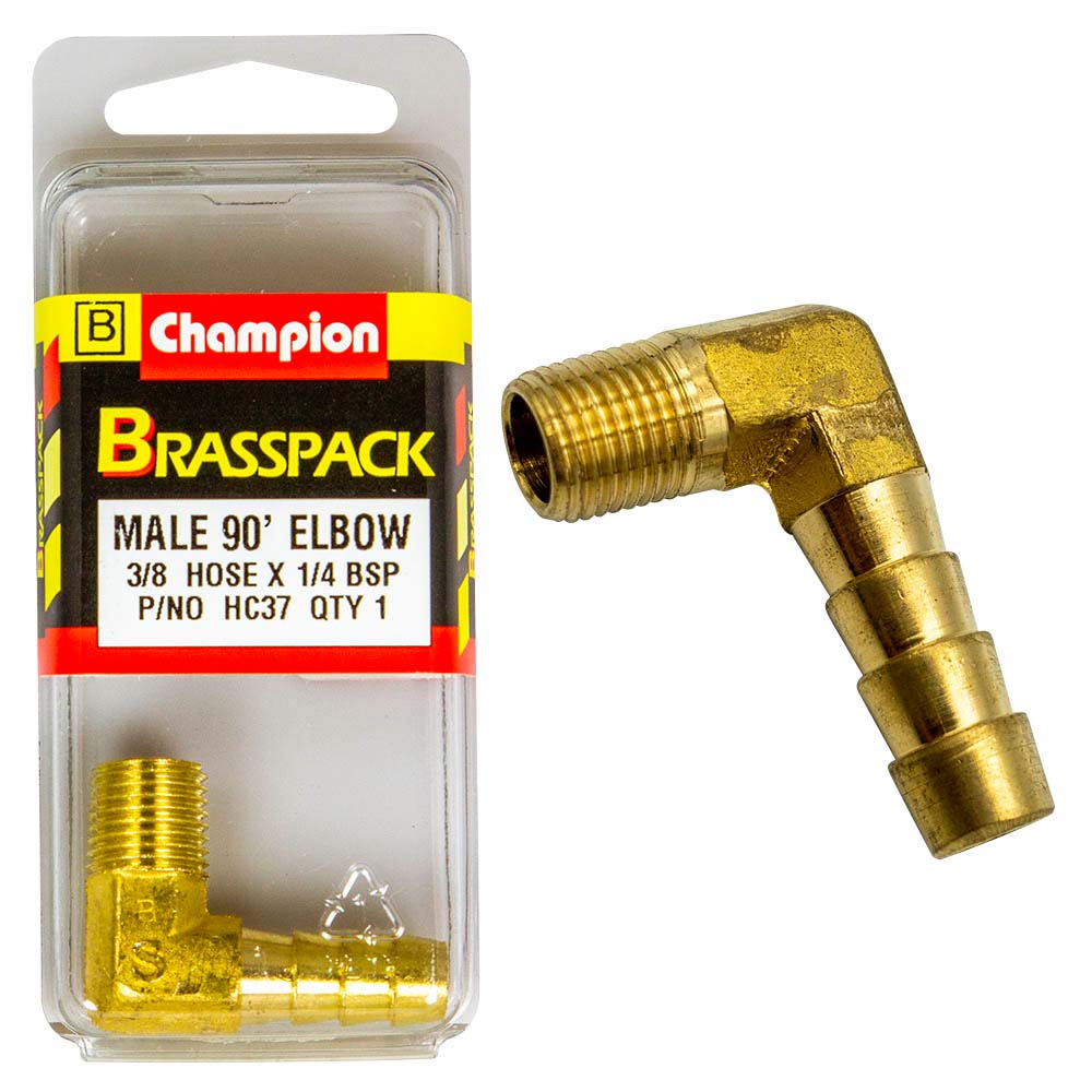 Champion Brass 3/8in x 1/4in 90Deg Male Elbow | ISL
