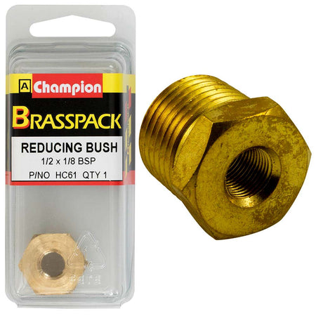 Champion Brass 1/2in x 1/8in BSP Reducing Bush | ISL