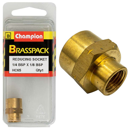 Champion Brass 1/4in x 1/8in BSP Reducing Socket | ISL