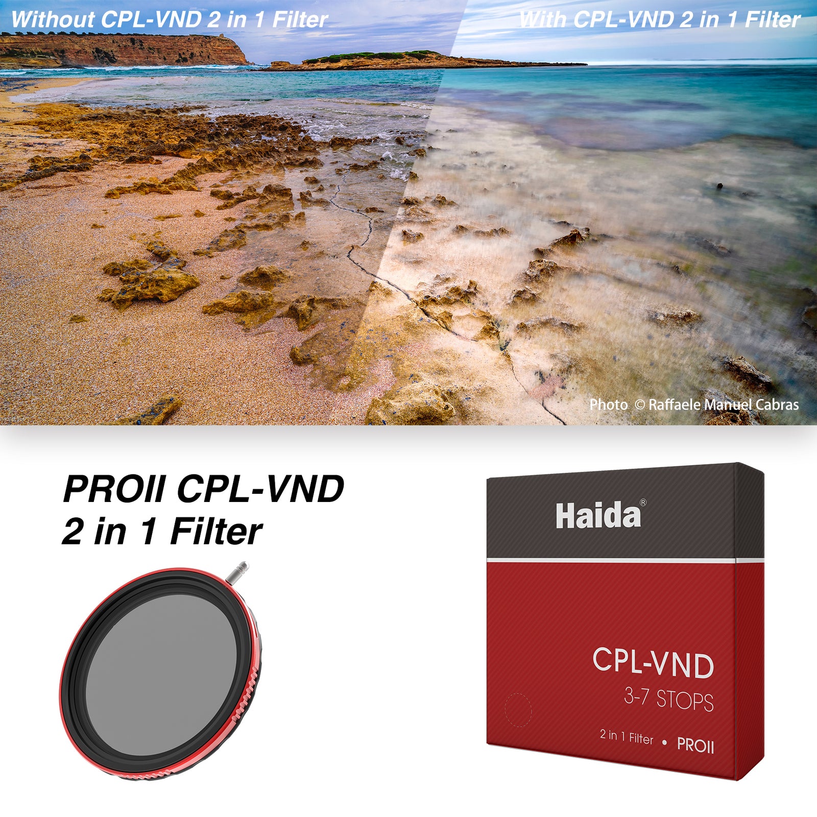 Haida Pro Ii C-Pol + Variable Nd Filter 3-7 Stop 67mm | Formula
