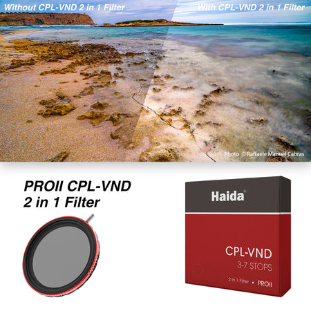 Haida Pro Ii C-Pol + Variable Nd Filter 3-7 Stop 77mm | Formula