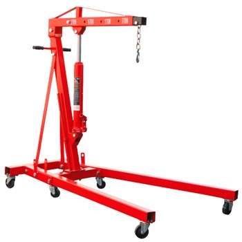 Torin - Big Red Foldable Engine Hoist 2 Ton with Engine Leveler