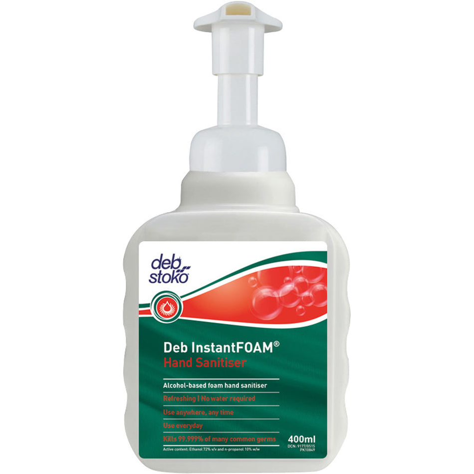 Deb InstantFOAM Alcohol Hand Sanitiser 400ml