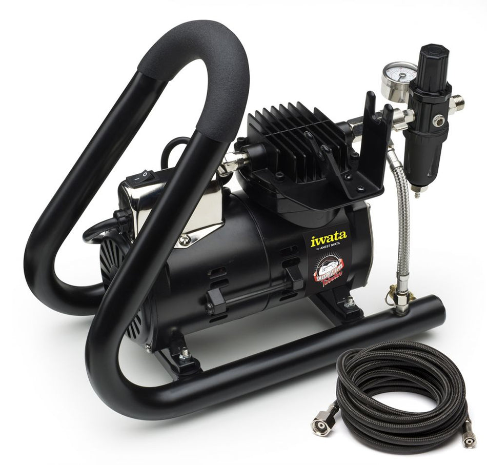 Iwata Airbrush Compressor Smart Jet Plus Handle Tank