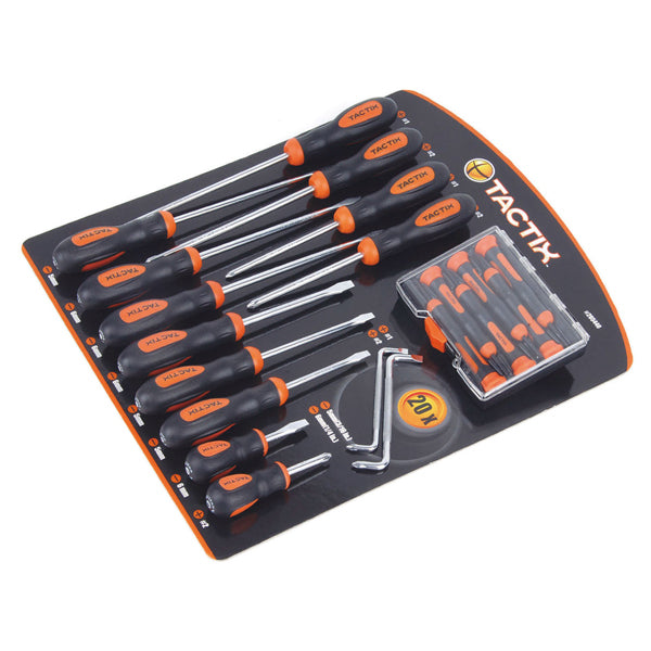 Tactix 20Pc Screwdriver Set