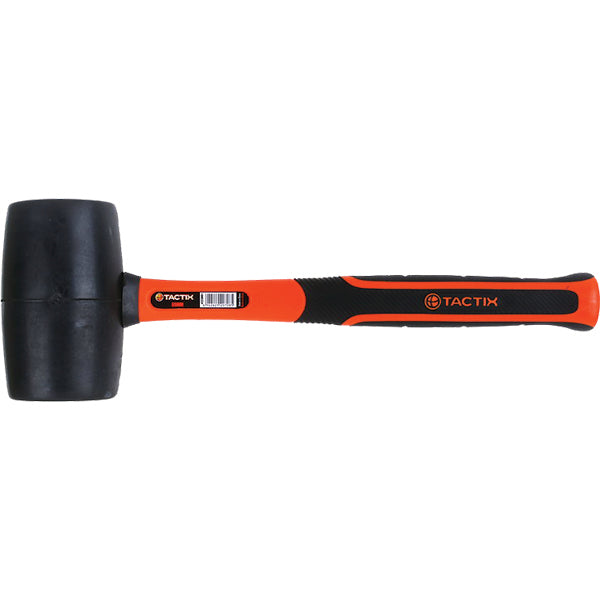 Tactix Mallet Rubber Black Fiberglass Handle