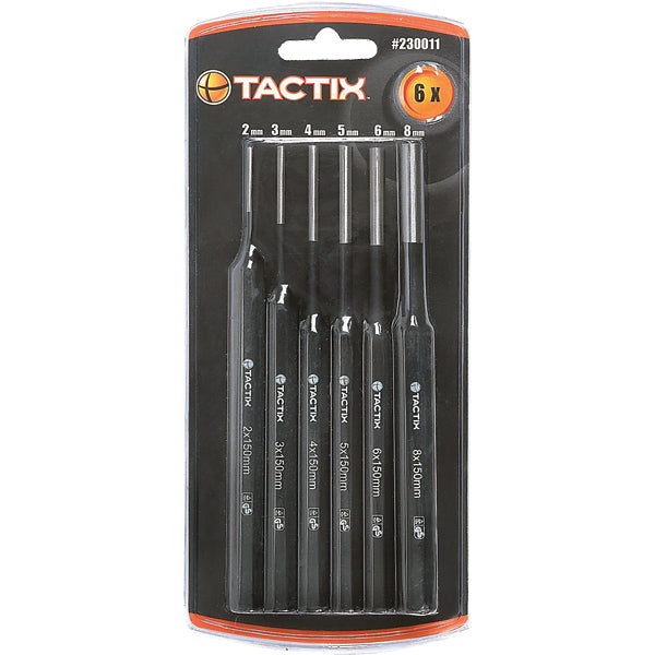 Tactix Punch Pin 6pc Set.