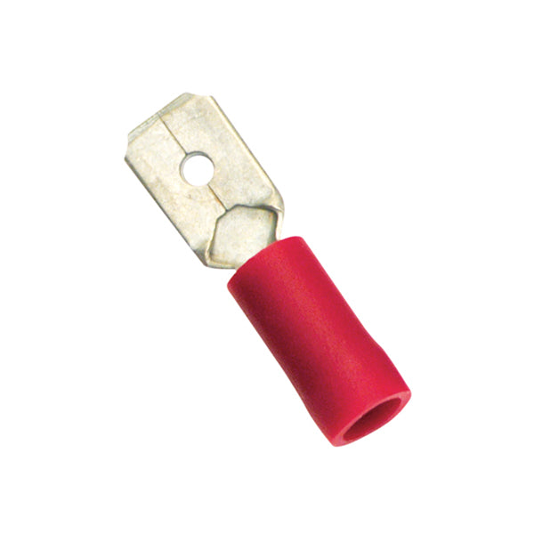 Red Male Push-On Spade Terminal