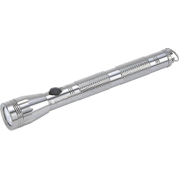 Tactix 180mm Torch Aluminium 2 X Aa/4 X Led